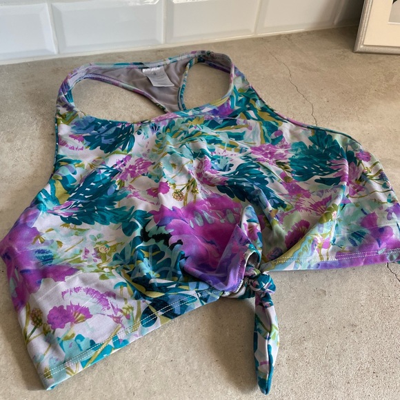 BODY GLOVE || Floral Sports Bra -Size XL - Picture 2 of 7